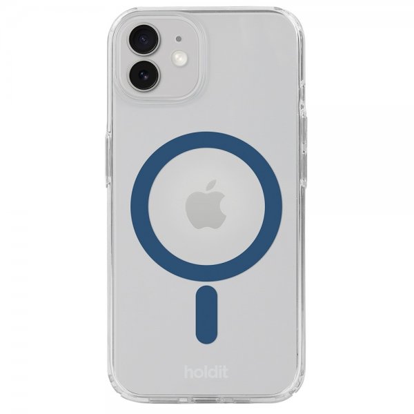 holdit iPhone 12/iPhone 12 Pro -kuori MagSafe Case Denim Blue Transparent
