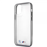 BMW iPhone 12/iPhone 12 Pro Kuori Metallinen Musta Läpinäkyvä