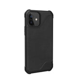 Urban Armor Gear (UAG) iPhone 12/iPhone 12 Pro Suojakuori Metropolis LT Leather Musta