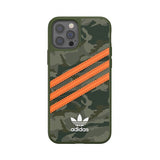 Adidas iPhone 12/iPhone 12 Pro Suojakuori Moulded Case PU Camo/Signal Orange