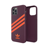 Adidas iPhone 12/iPhone 12 Pro Suojakuori Moulded Case PU Maroon/Solar Orange