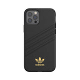 Adidas iPhone 12/iPhone 12 Pro Suojakuori Moulded Case PU Premium Musta