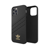 Adidas iPhone 12/iPhone 12 Pro Suojakuori Moulded Case PU Premium Musta