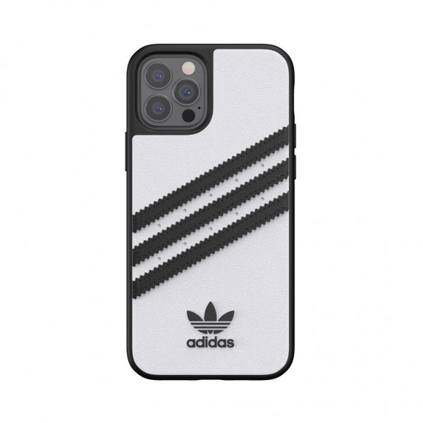 Adidas iPhone 12/iPhone 12 Pro Suojakuori Moulded Case PU Valkoinen