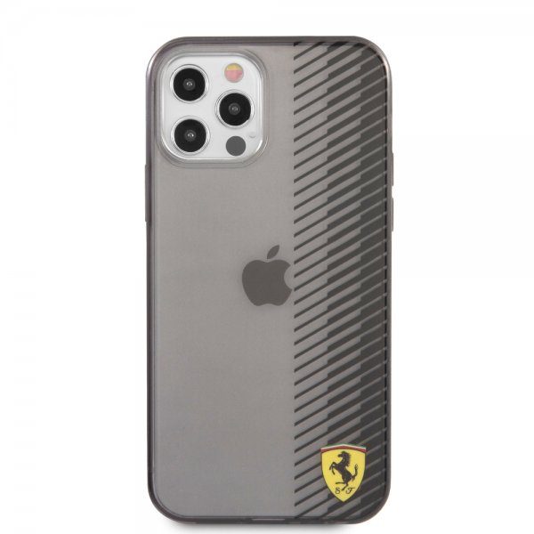 Ferrari iPhone 12/iPhone 12 Pro Suojakuori On Track Gradient Musta