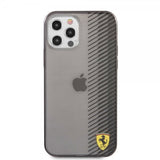 Ferrari iPhone 12/iPhone 12 Pro Suojakuori On Track Gradient Musta