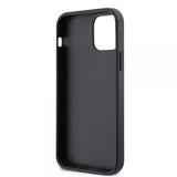 Guess iPhone 12/iPhone 12 Pro Kuori Perforated Glitter, musta