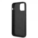 Guess iPhone 12/iPhone 12 Pro Suojakuori Saffiano Double Cardslot Musta
