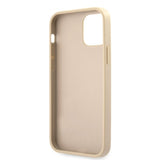 Guess iPhone 12/iPhone 12 Pro Suojakuori Saffiano Vintage Script Kulta