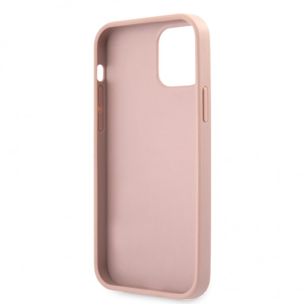 Guess iPhone 12/iPhone 12 Pro Suojakuori Saffiano Vintage Script Ruusukulta