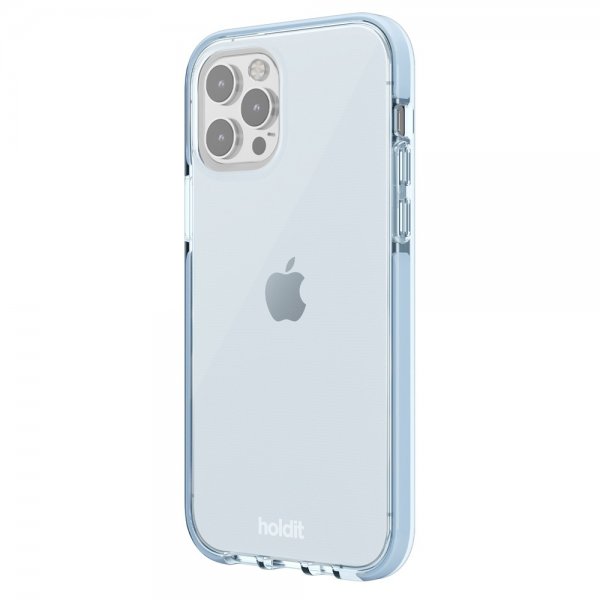 holdit iPhone 12/iPhone 12 Pro Kuoret Seethru Mineral Blue