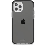 holdit iPhone 12/iPhone 12 Pro Seethru-suojakuori, musta