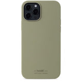 holdit iPhone 12/iPhone 12 Pro Kuori Silikoni Khaki Green