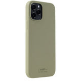 holdit iPhone 12/iPhone 12 Pro Kuori Silikoni Khaki Green