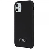 Audi iPhone 12/iPhone 12 Pro Suojakuori Silikoni Musta