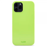 holdit iPhone 12/iPhone 12 Pro Silikonikuori Acid Green