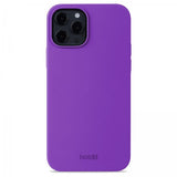 holdit iPhone 12/iPhone 12 Pro -kuori silikonia, kirkkaan violetti