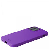 holdit iPhone 12/iPhone 12 Pro -kuori silikonia, kirkkaan violetti