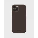 holdit iPhone 12/iPhone 12 Pro Kuori Silikoni Chocolate