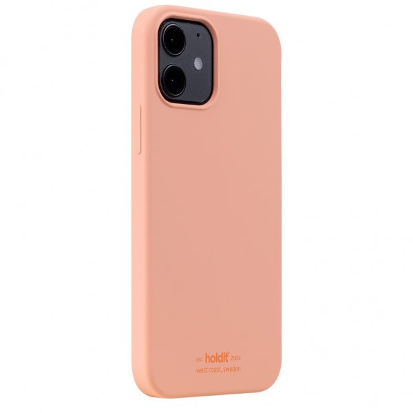 holdit iPhone 12/iPhone 12 Pro -kuori silikoni Pink Peach