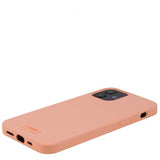 holdit iPhone 12/iPhone 12 Pro -kuori silikoni Pink Peach
