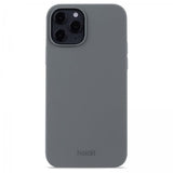 holdit iPhone 12/iPhone 12 Pro Kuori Silikoni Space Gray