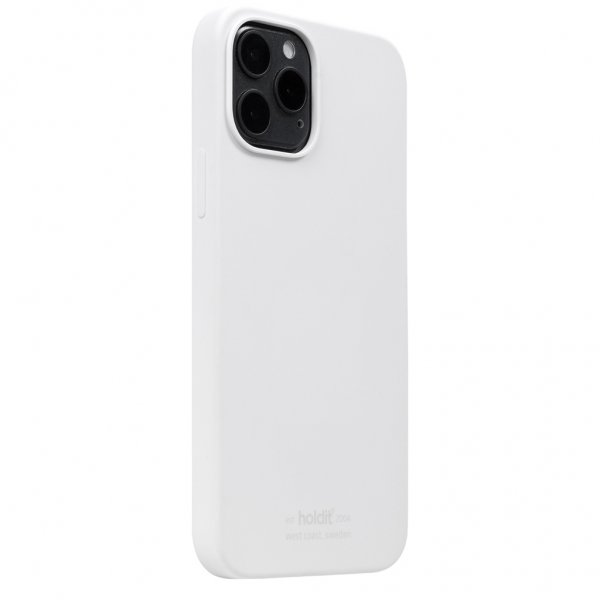 holdit iPhone 12/iPhone 12 Pro Silikonikuori Valkoinen