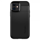 Spigen iPhone 12/iPhone 12 Pro Kuori Slim Armor CS Musta