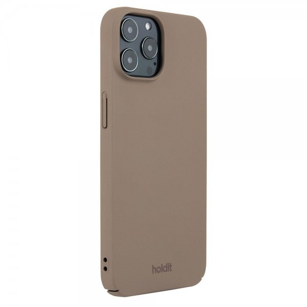holdit iPhone 12/iPhone 12 Pro Kuori Slim Case Mocha Brown