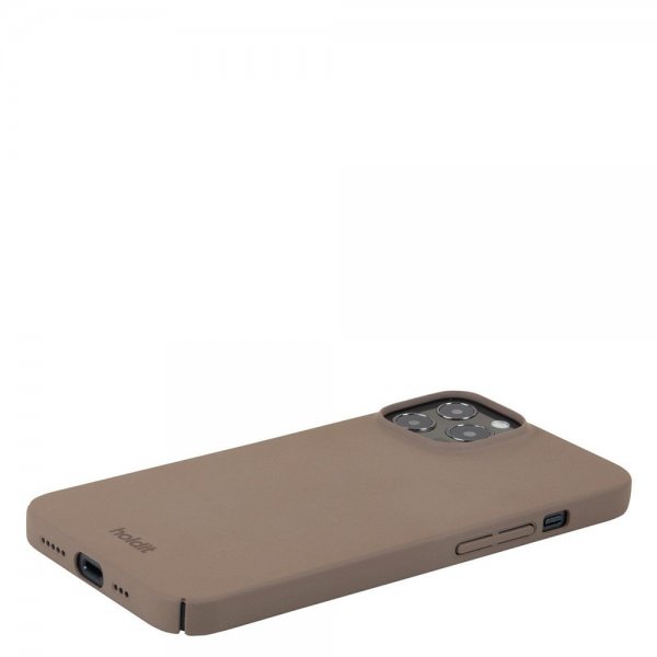 holdit iPhone 12/iPhone 12 Pro Kuori Slim Case Mocha Brown