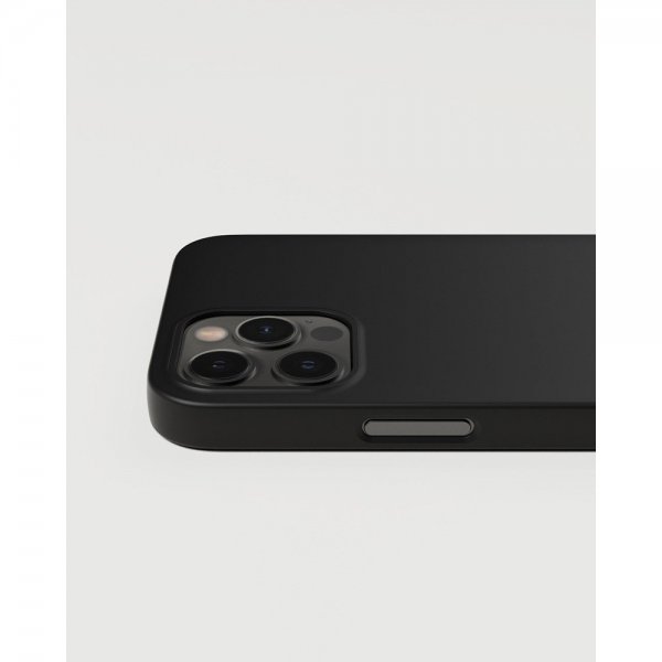 Nudient iPhone 12/iPhone 12 Pro Kuori Thin Case MagSafe Ink Black