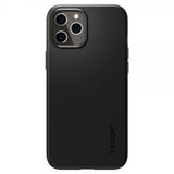 Spigen iPhone 12/iPhone 12 Pro Kuori Thin Fit Musta