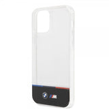 BMW iPhone 12/iPhone 12 Pro Suojakuori Tricolor Stripe Transparent