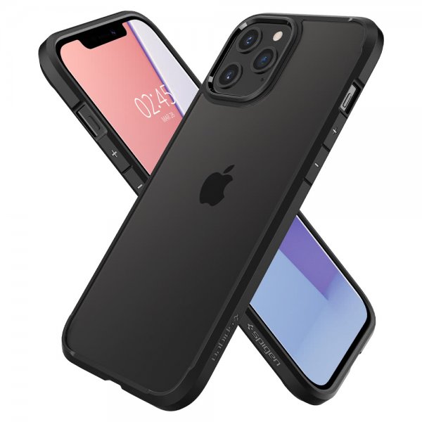 Spigen iPhone 12/iPhone 12 Pro Kuori Ultra Hybrid Matte Black