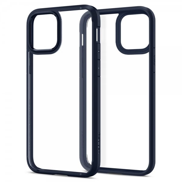 Spigen iPhone 12/iPhone 12 Pro Suojakuori Ultra Hybrid Navy Blue