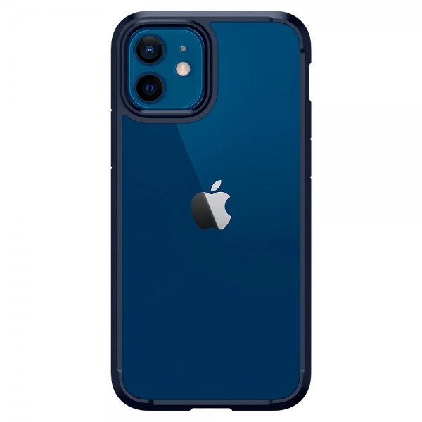 Spigen iPhone 12/iPhone 12 Pro Suojakuori Ultra Hybrid Navy Blue