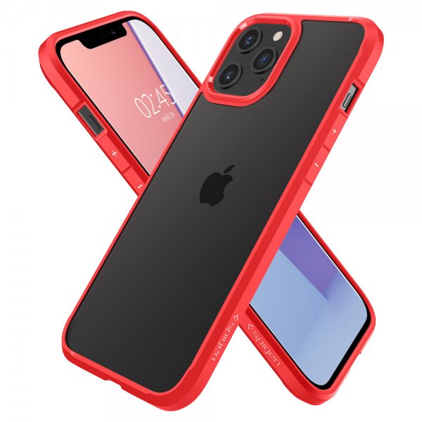 Spigen iPhone 12/iPhone 12 Pro Kuori Ultra Hybrid Punainen