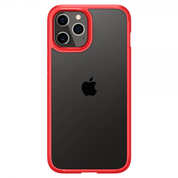 Spigen iPhone 12/iPhone 12 Pro Kuori Ultra Hybrid Punainen