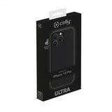 Celly iPhone 12/iPhone 12 Pro Kotelo ULTRAMAG Musta