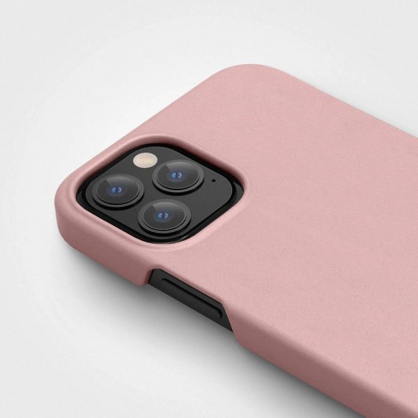agood company iPhone 12/iPhone 12 Pro -kuori, kasvipohjainen, Dusty Pink