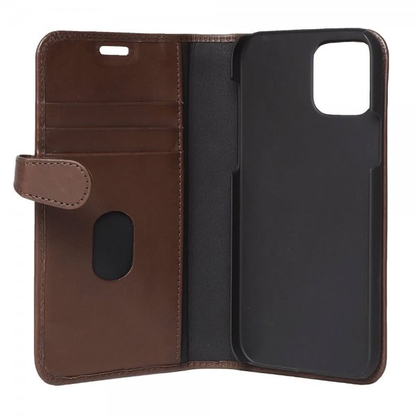 Buffalo iPhone 12/iPhone 12 Pro Kotelo Buffalo Irrotettava kuori Ruskea