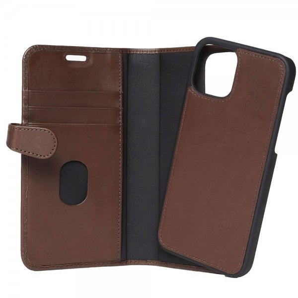 Buffalo iPhone 12/iPhone 12 Pro Kotelo Buffalo Irrotettava kuori Ruskea
