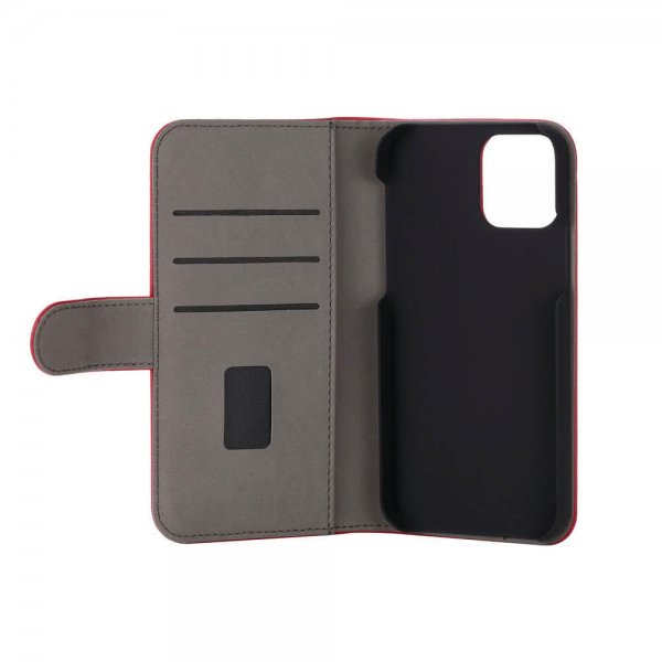 Gear iPhone 12/iPhone 12 Pro Kotelo Korttipaikalla Punainen