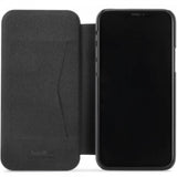 holdit iPhone 12/iPhone 12 Pro Kotelo SlimFlip Lompakko Musta