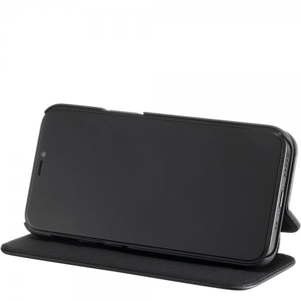 holdit iPhone 12/iPhone 12 Pro Kotelo SlimFlip Lompakko Musta