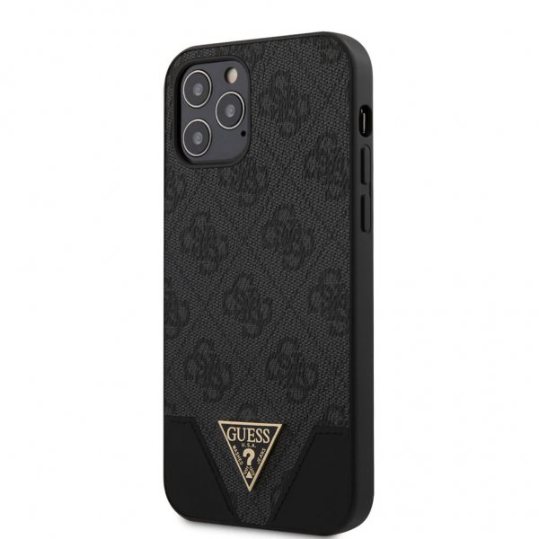 Guess iPhone 12/iPhone 12 Pro Suojakuori 4G Harmaa