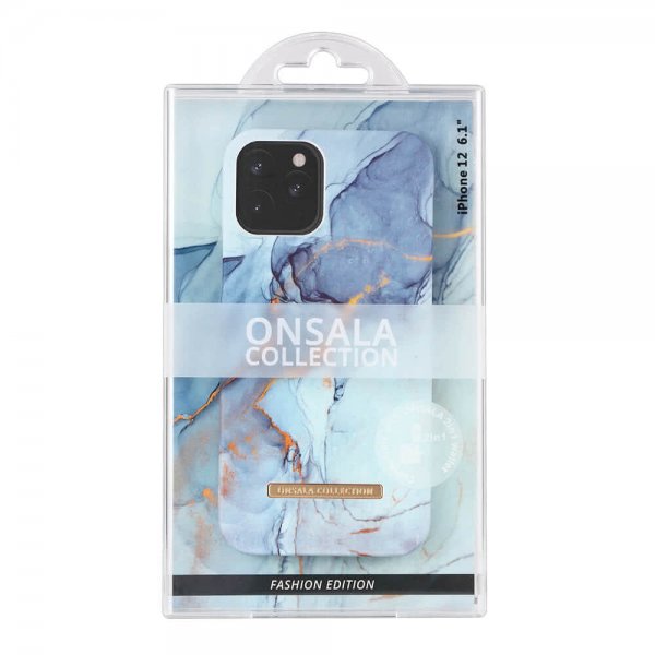 Onsala iPhone 12/iPhone 12 Pro -suojakuori Fashion Edition Gredelin Marble