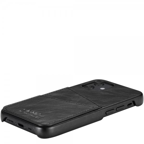 holdit iPhone 12/iPhone 12 Pro Kuori Korttipaikalla Musta
