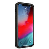 Guess iPhone 12/iPhone 12 Pro Suojakuori Saffiano V Stitch Kulta