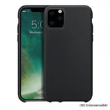 Xqisit iPhone 12/iPhone 12 Pro Silicone Case, musta